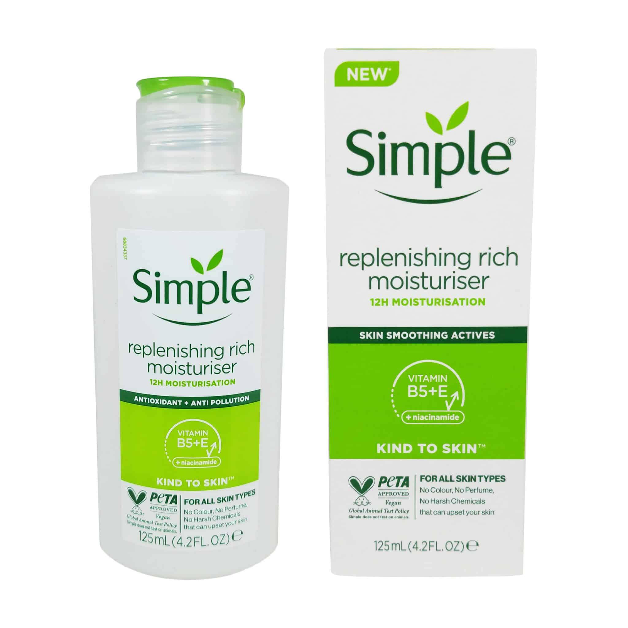 مرطوب‌ کننده ریچ سیمپل | Simple Kind to Skin Rich Moisturiser