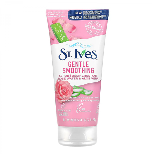 اسکراب گل رز و آلوئه ورا سینت ایوز St.Ives