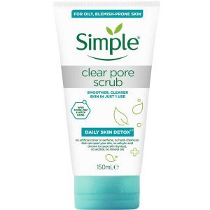 اسکراب پاک کننده منافذ پوست چرب سیمپل Daily Skin Detox Clear Pore