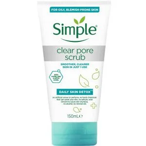 اسکراب پاک کننده منافذ پوست چرب سیمپل Daily Skin Detox Clear Pore