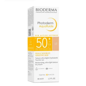 کرم ضدآفتاب بایودرما آکوا فلوئید Bioderma Aquafluide رنگ لایت
