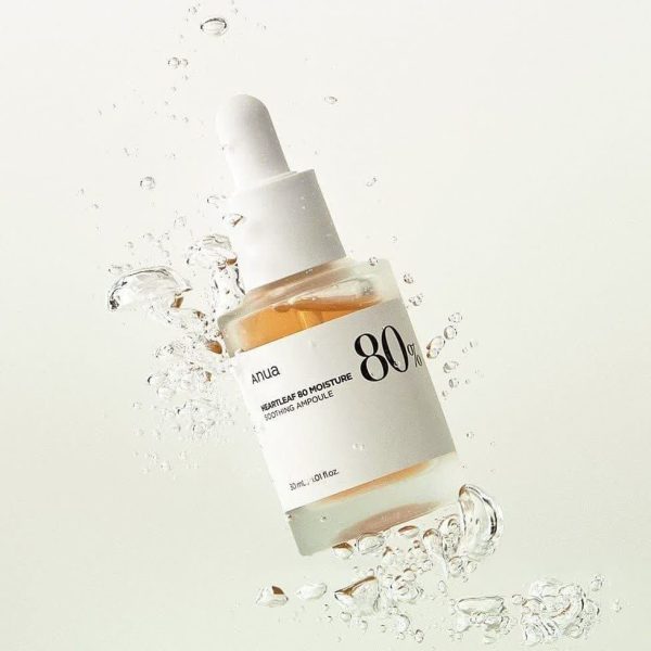 آمپول سرم تسکین دهنده و مرطوب کننده آنوا Anua Heartleaf 80% Moisture Soothing Ampoule 30m - Image 1