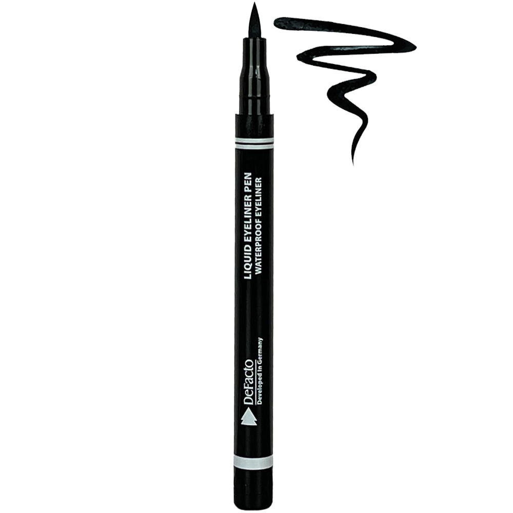 خط چشم ضد آب ماژیکی Defacto Waterproof Eyeliner Pen