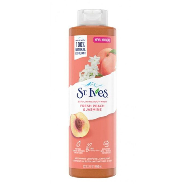 شامپو بدن سنت ایوز اصل هلو و گل یاس ST Ives Body Wash Peach Jasmine
