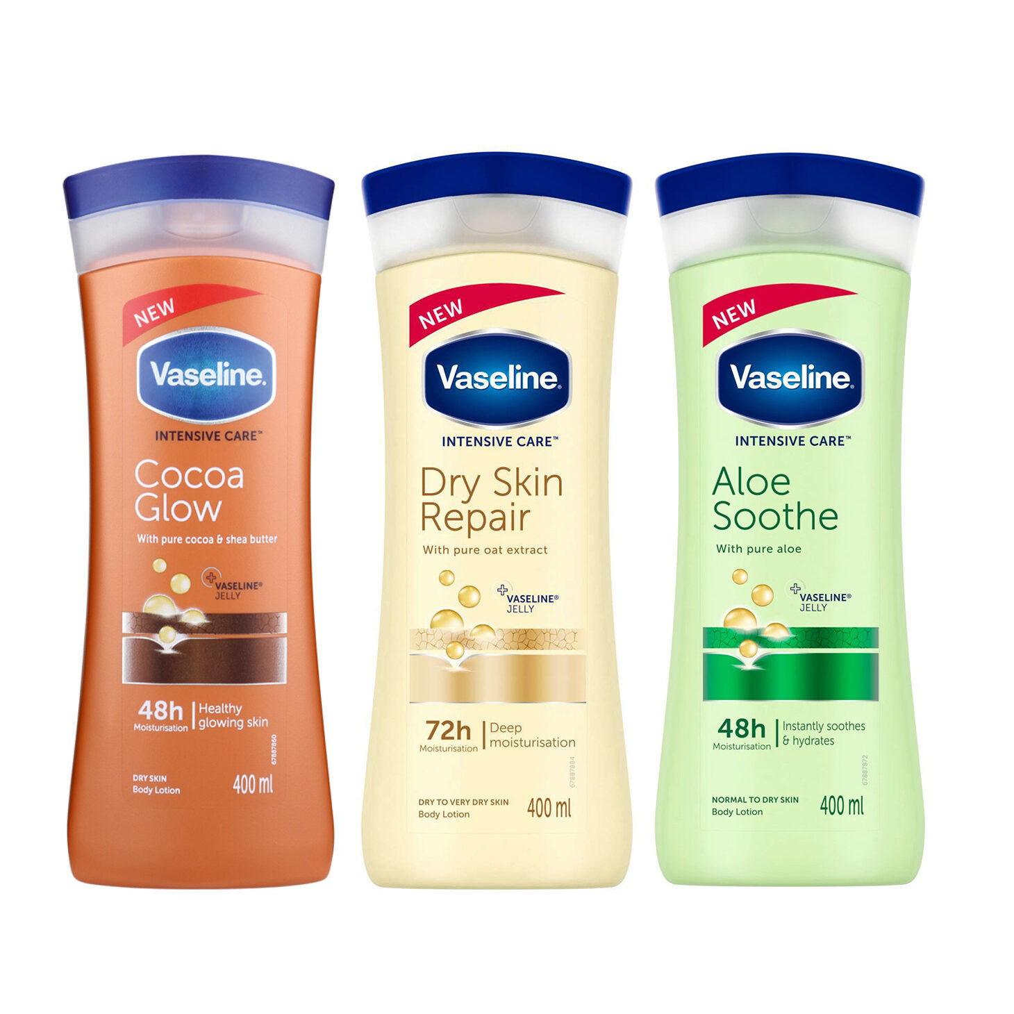 لوسیون بدن وازلین مرطوب کننده و نرم کننده پوست بدن Vaseline Body Lotion Moisturizing & Nourishing