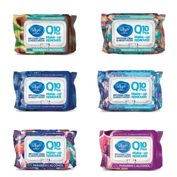 دستمال مرطوب پاک کننده آرایشی دافی آنتی باکتریال