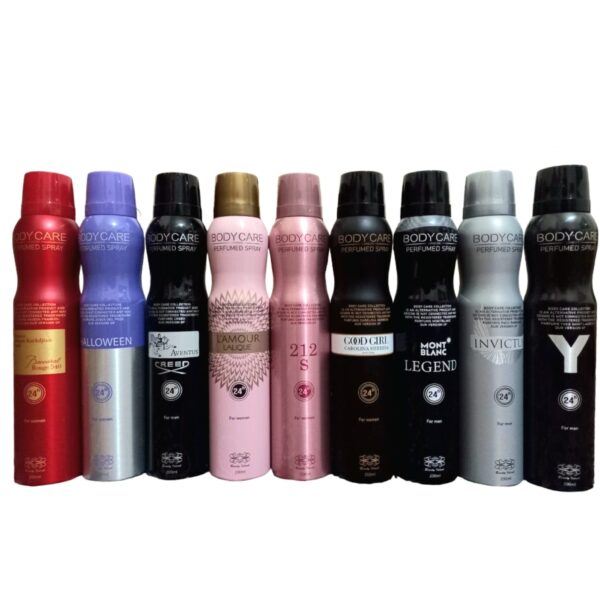 اسپری با رایحه های متوع بادی کر BODY CARE