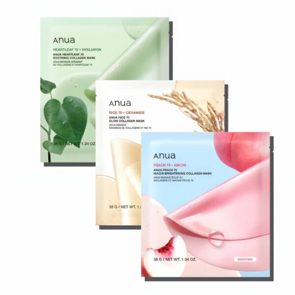 ماسک ورقه ای های آنوا با خواص بی نظیر ANUA