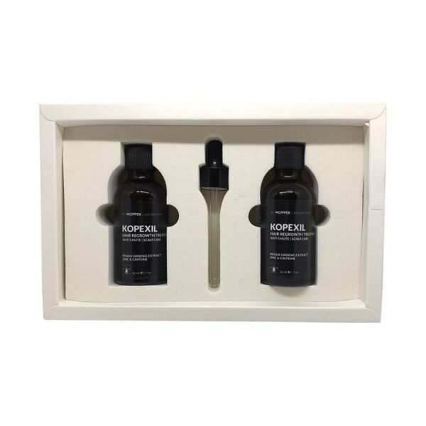 لوسیون ضد ریزش کوپکسیل دو عددی موپک Moppek Kopexil Hair Regrowth Treatment