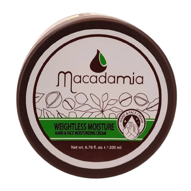 کرم نرم‌کننده دست و صورت ماکادامیا مدل Weightless Moisture