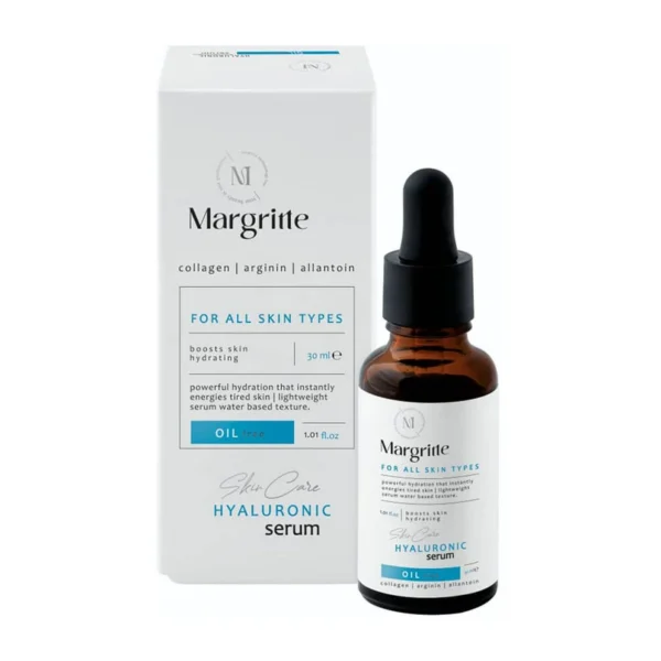 سرم آبرسان مارگریت مدل HYALURONIC مناسب برای انواع پوست‌