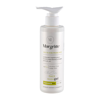 ژل شستشوی صورت مارگریت مخصوص پوست چرب و مستعد آکنه Marguerite Oily & Acne Prone Skin Face Wash Gel