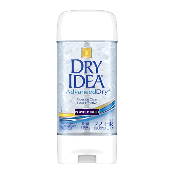 مام ژله‌ای زنانه درای ایدیا مدل Powder Fresh با ماندگاری 72 ساعته Dry Idea Powder Fresh Gel Deodorant 72H