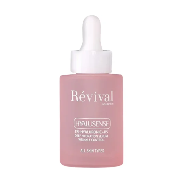 سرم آبرسان و روشن کننده پوست رویوال مدل هیالورونیک اسید Revival Hydrating & Brightening Serum for All Skin Types