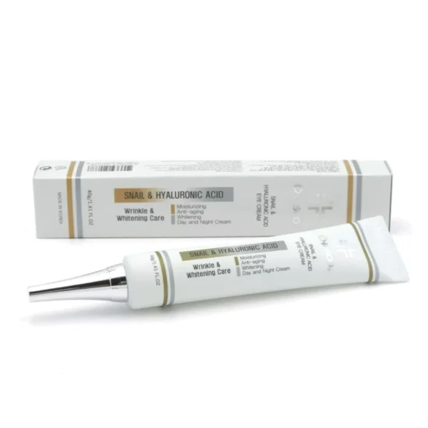 کرم دورچشم آبرسان حلزون چاسکو مدل Snail & Hyaluronic acid