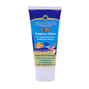 کرم ضد آفتا کودکان SPF30 سان سیف 50 گرم | Sunsafe Sunblock Cream SPF30 For Kids 50 gr