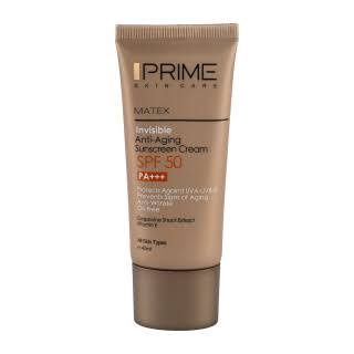 کرم ضد آفتاب جوان کننده بی رنگ پرایم Prime Rejuvenating Sunscreen SPF50