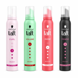 موس مو تافت حالت دهنده و حجم دهنده مو با ماندگاری بالا Taft Hair Mousse Styling