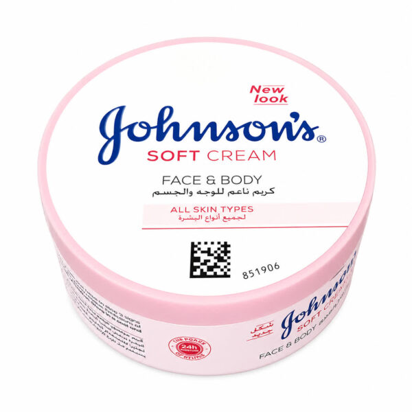 کرم مرطوب کننده جانسون مدل سافت | Johnson’s Soft Cream Face & Body Moisturizer