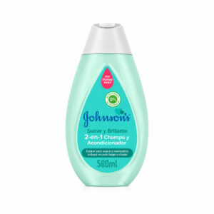 شامپو و نرم کننده مو بچه جانسون مدل Soft & Shiny حجم 500 میل | Johnson’s Baby Soft & Shiny Shampoo 500ml