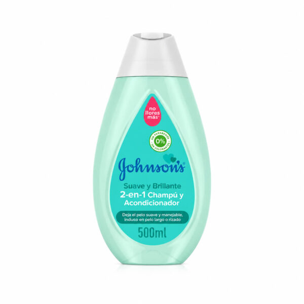 شامپو و نرم کننده مو بچه جانسون مدل Soft & Shiny حجم 500 میل | Johnson’s Baby Soft & Shiny Shampoo 500ml