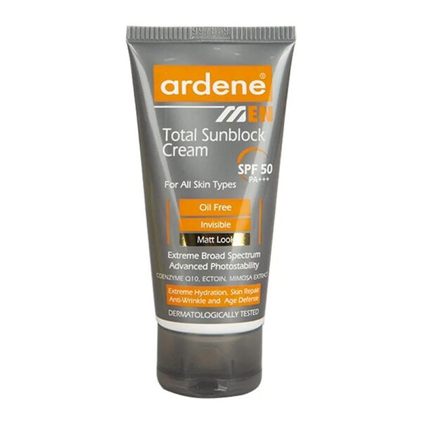 ضد آفتاب آقایان آردن با SPF 50 مدل Total | Arden Men Sun Protection SPF50