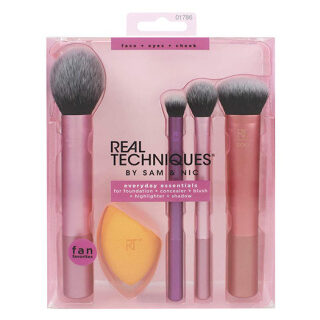 ست براش ۵ تکه ریل تکنیک مدل Real Techniques Everyday Essentials Brush Set