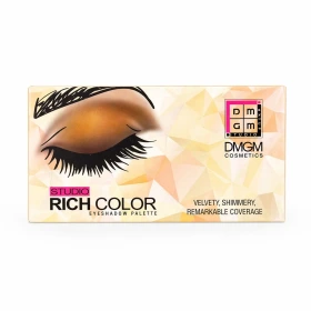 پالت سایه چشم DMGM مدل Rich Color | رنگدانه‌های غنی و بافت مخملی