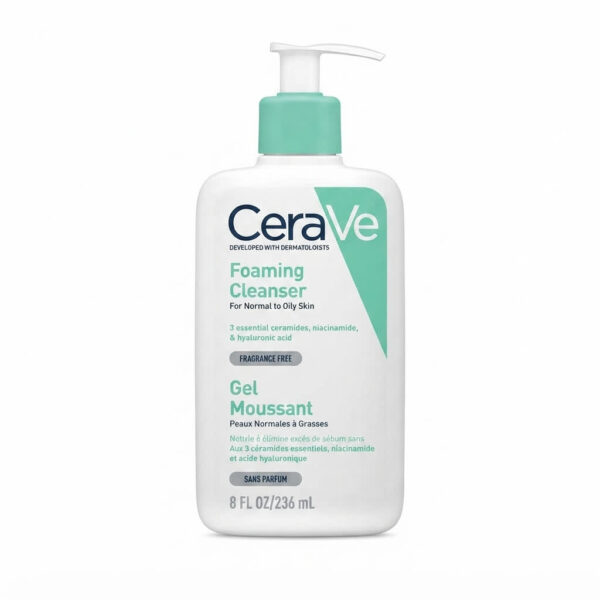 ژل شستشوی فومینگ سراوی پوست نرمال تا چرب 236 میل | CeraVe Foaming Cleanser
