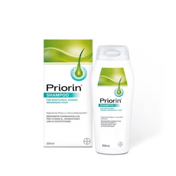 شامپو ضد ریزش و تقویت کننده مو پریورین | PRIORIN Anti-Hair Loss Shampoo (مخصوص موهای معمولی/خشک و موهای چرب)